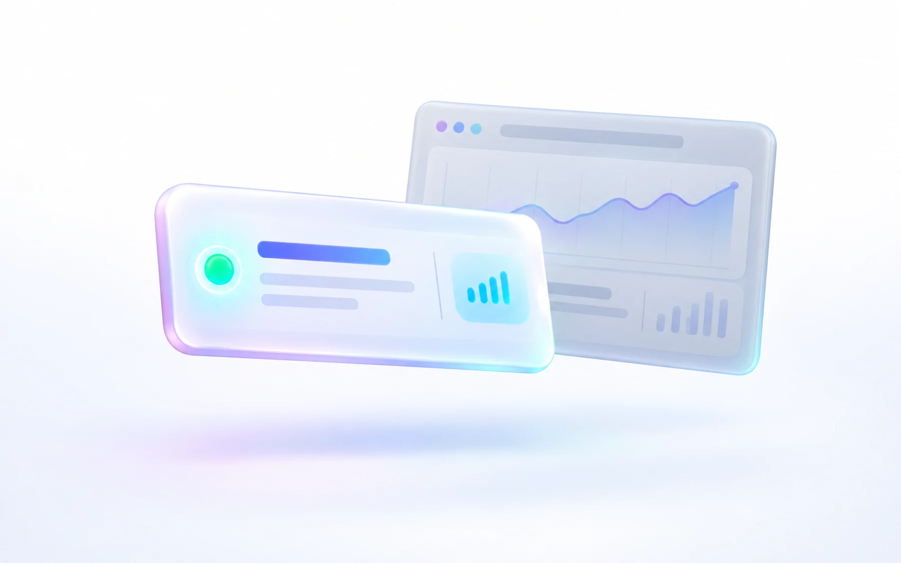 Illustration: A single sheet-row card stamped with a bright timestamp glow, sitting apart from a duller, delayed browser-chart card behind it to show immediacy versus lag.